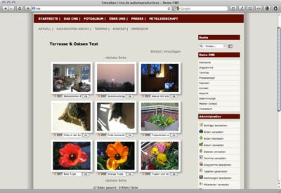 CMS Fotoalben